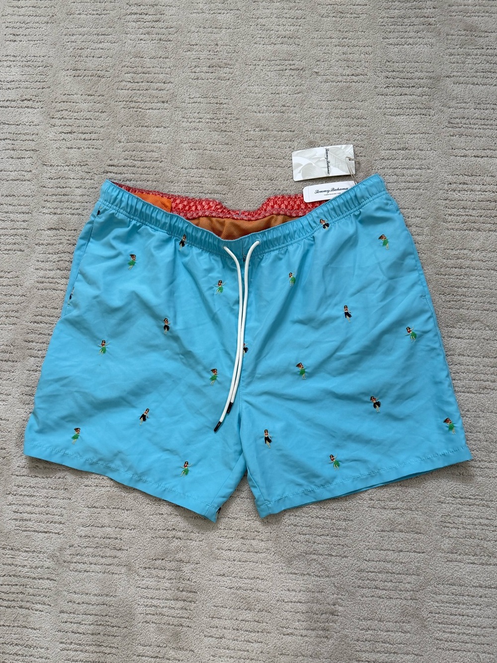 Tommy Bahama Men's Embroidered Swim Trunks